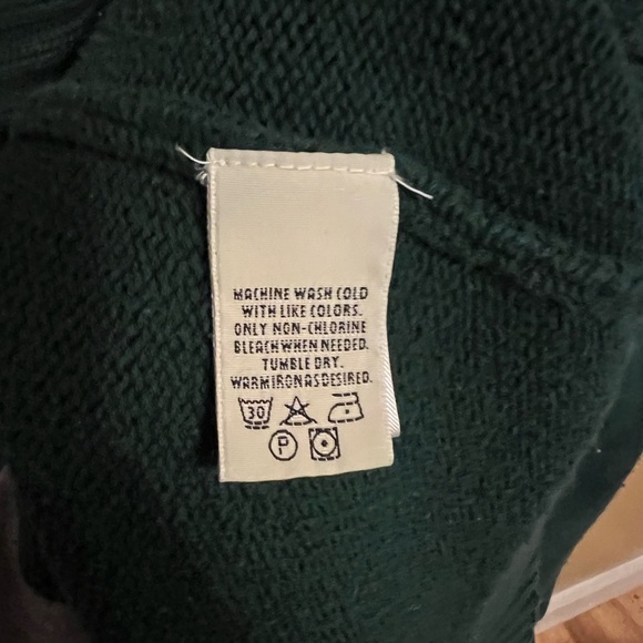 Eddie Bauer Mens green crew neck Sweater XXL TALL - Picture 8 of 9